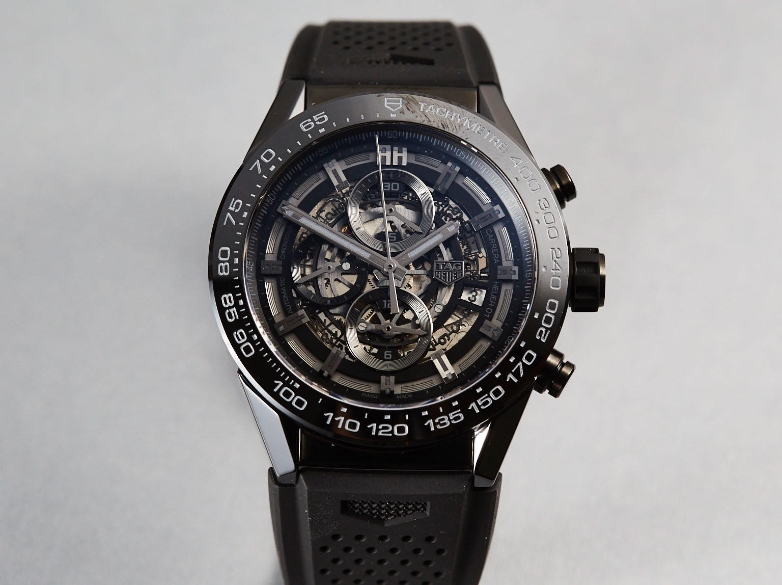 Limited Edition Watch Series:TAG Heuer Carrera Heuer-01 Black Ceramic With 45mm Case Watch